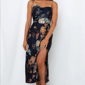ATLAS MAXI DRESS NAVY